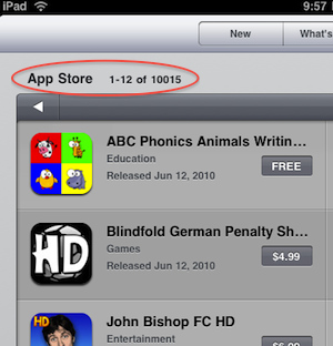 �O����(y��ng)���̵ꔵ(sh��)��(j��)�@ʾ��iPad��(y��ng)���ѽ�(j��ng)ͻ��1�f��