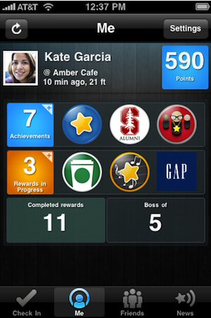 Loopt Star用戶(hù)界面截圖